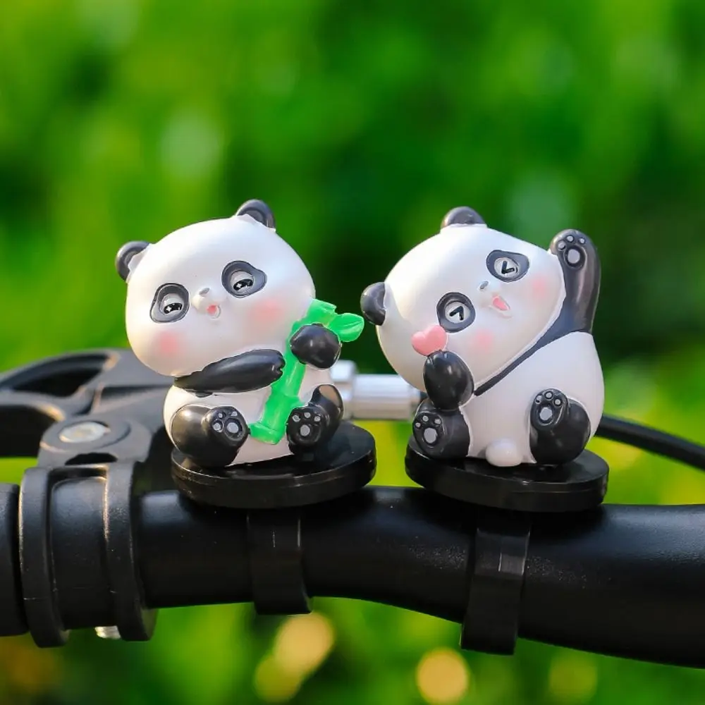 Kawaii Panda Bike Decor Good Luck Pig Bicycel Ornaments Cartoon Bicycel Doll