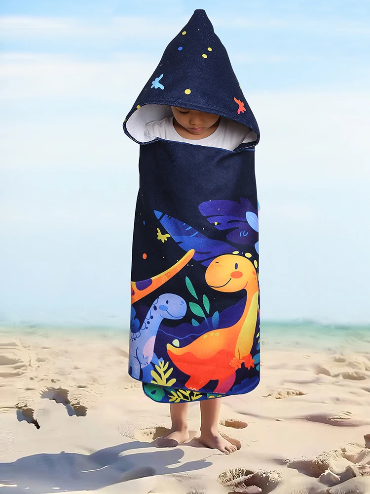 

Summer baby and children's bathrobes sports quick drying absorbent wipes portable travel beach towels
