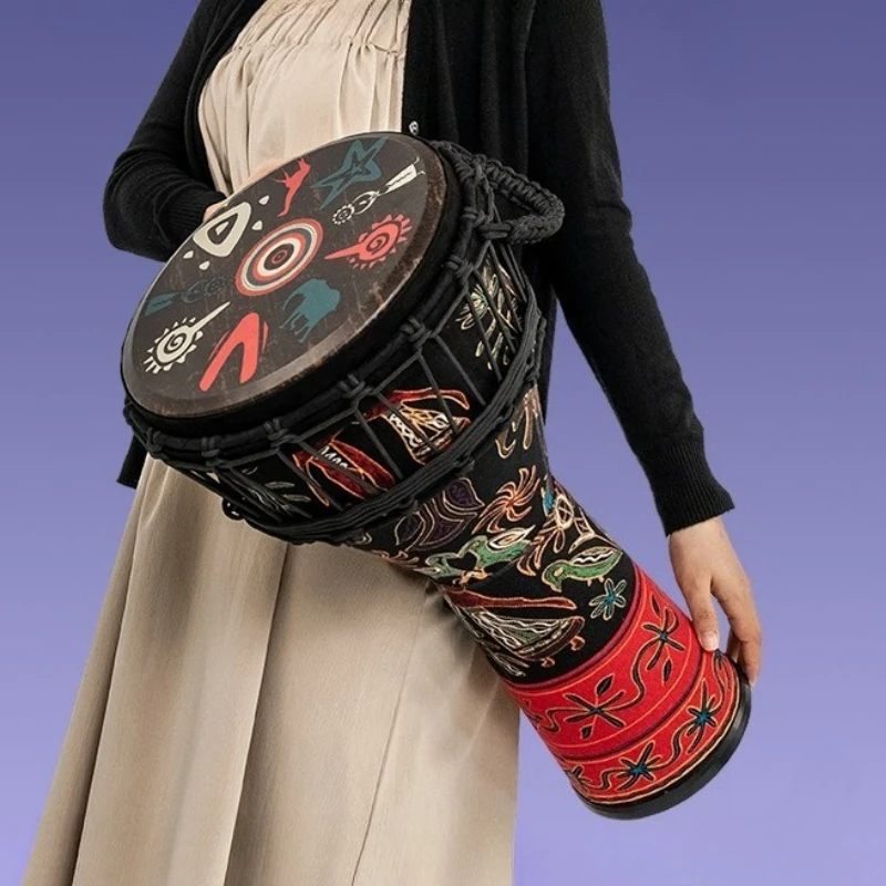 

12 Inch African Drum Professional Djembe Adult Traditional Tapping Drum 10 Inch Goblet Drums Percussion Musical Instruments