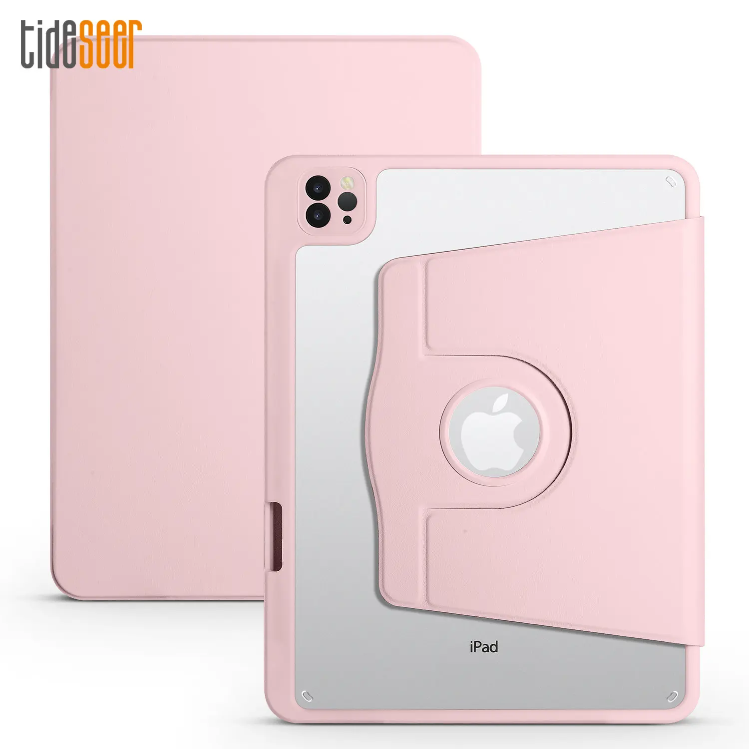 Acrylic Smart Stand Cover For iPad 10th 10.9 11 12.9Inch 2022 10.2 7th 8th 9th 360 ° Rotation Tablet Case for IPad Air 4 5 9.7