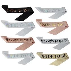 Birthday party ribbon Fashion gold scallion cloth BRIDE TO BE bachelorette party dress belt bronzed alphabet ribbon