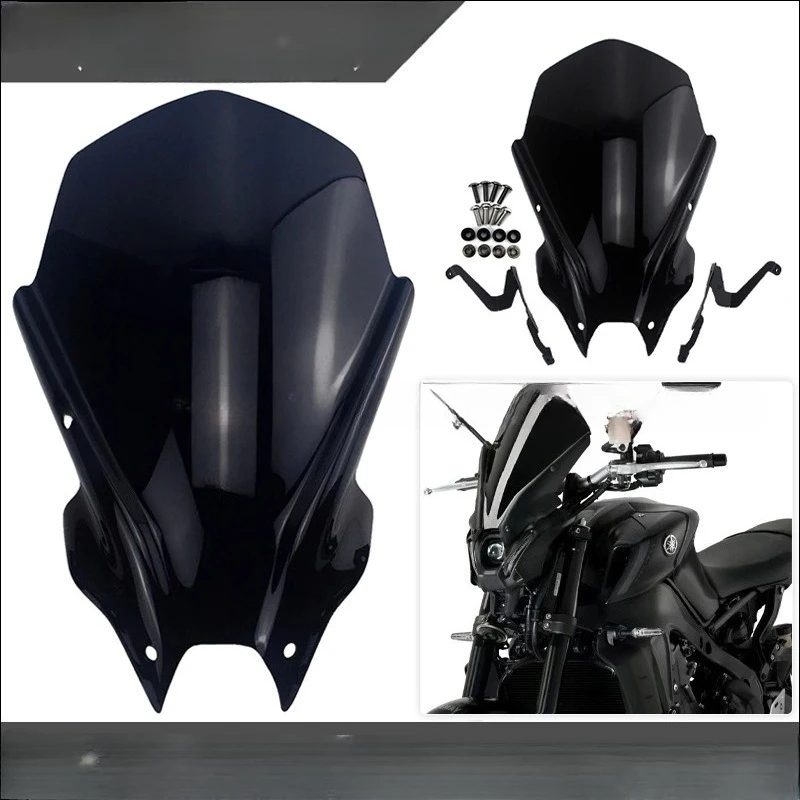 

Modified Windshield / Front Windscreen for Yamaha MT-09 (2021-2022 Model Years) - Motorcycle Accessory