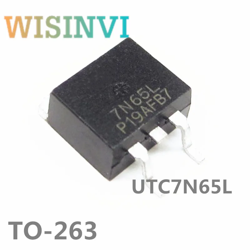 10pcs/lot  UTC7N65L  FQB7N65C  7N65  Voltage value：650V 7A   encapsulation：TO-263