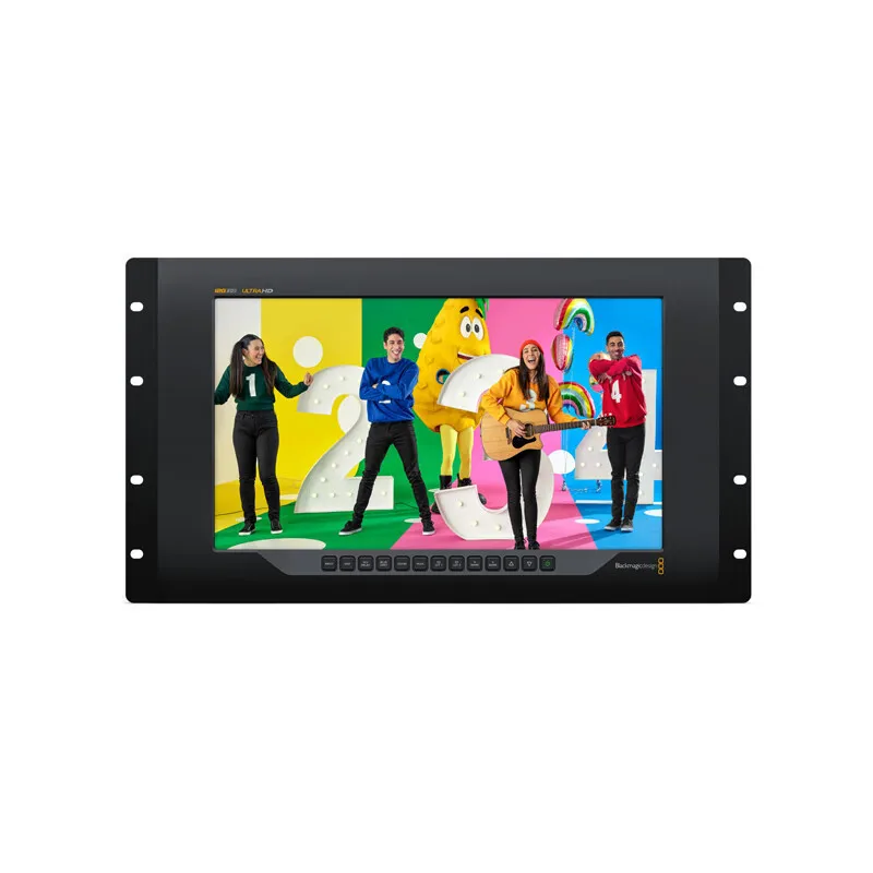 

High definition broadcast monitor displays high-resolution video