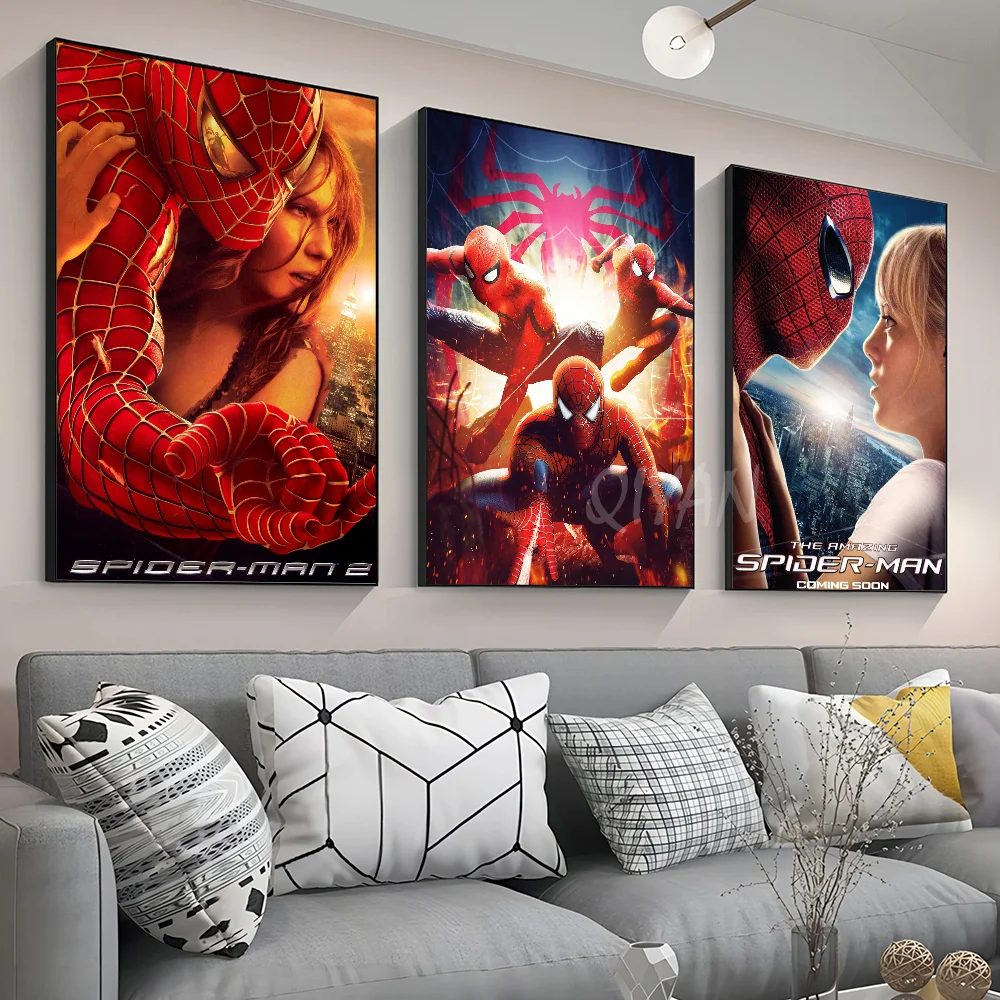 Popular S-Spideres Movie Poster Wall Art Home Decor Room Decor Digital Painting Living Room Restaurant Kitchen Art