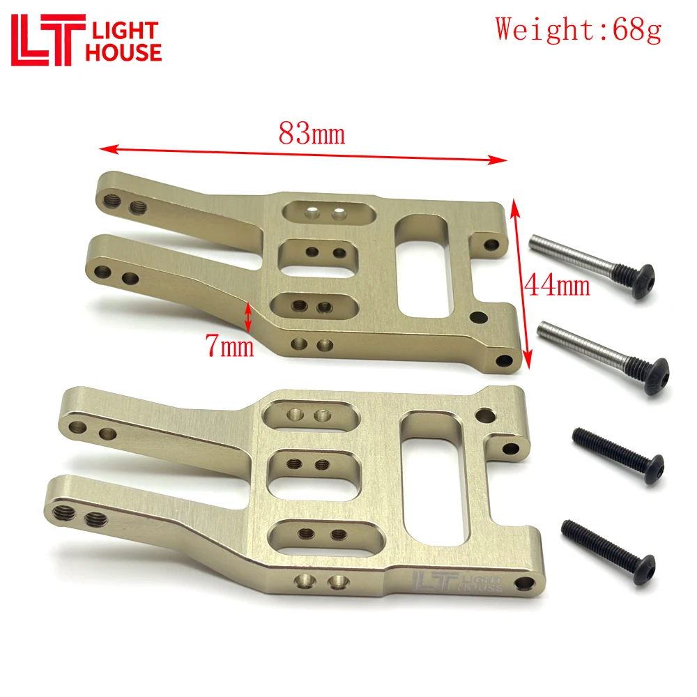 

LIGHT HOUSE 7075 Алюминиевые жесткие окисления передней подвески для Cen Racing 1/8 Обновление радиоуправляемого автомобиля Детали 2 шт./компл.