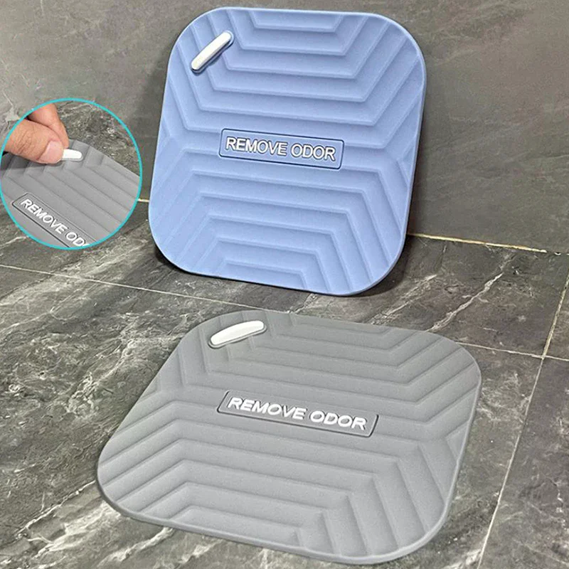 Kitchen Toilet Silicone Floor Drain Pad Insect Proof Sealing Cap Silicone Drain Cover Kitchen Sink Bathtub Hair Stopper Bathroom