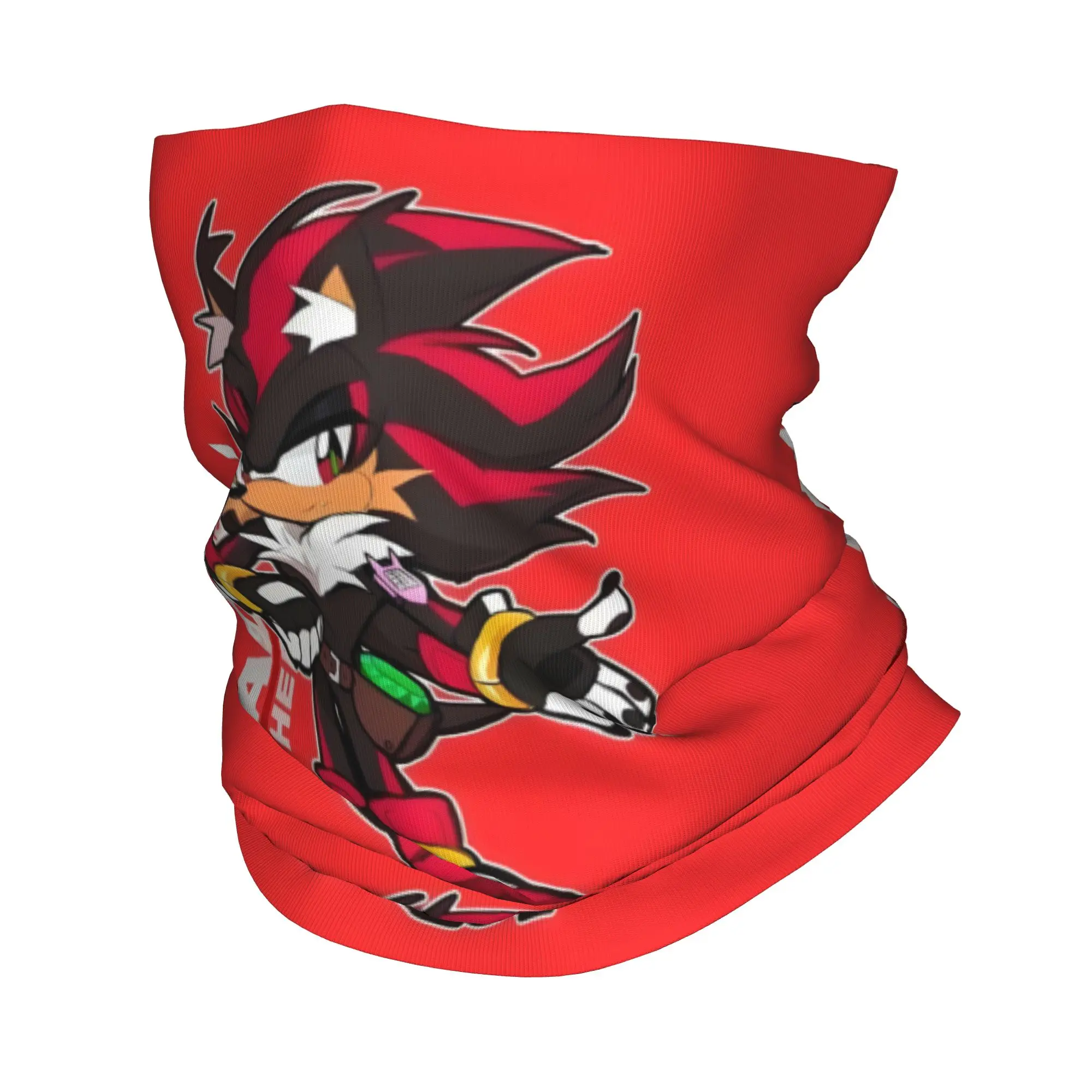 

Hedgehogg Shadow Cartoon Winter Headband Neck Warmer Men Women Hiking Camping Tube Scarf Japanese Game Face Bandana Gaiter