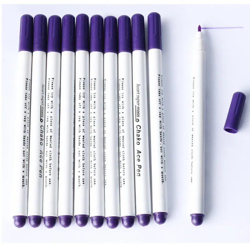 Diy Tools Adgar Chaco Ace Pen Water Soluble Quilting Pen Purple colour