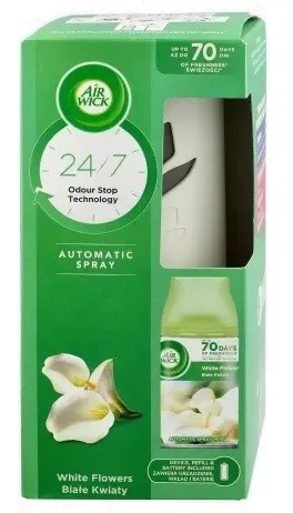 Air Wick Automatic Freshener White Flowers 250 ml Plenty Of Freshness