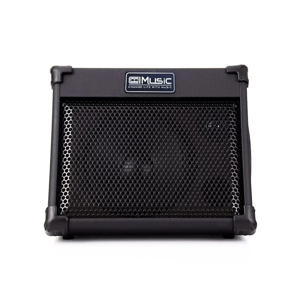 Coolmusic-Portable Acoustic Amplifier, Guitar Speaker Combo, Bluetooth Audio, Rechargeable Reverb Effect, Outdoor Music, BP40