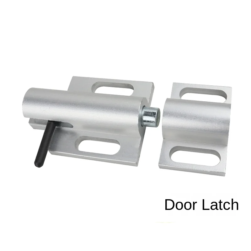 1Set 3030/4040 Door Latch+Bolts and Nuts Aluminum Profile Door Accessories Door Lock Aluminum Alloy Door and Window Fence Latch