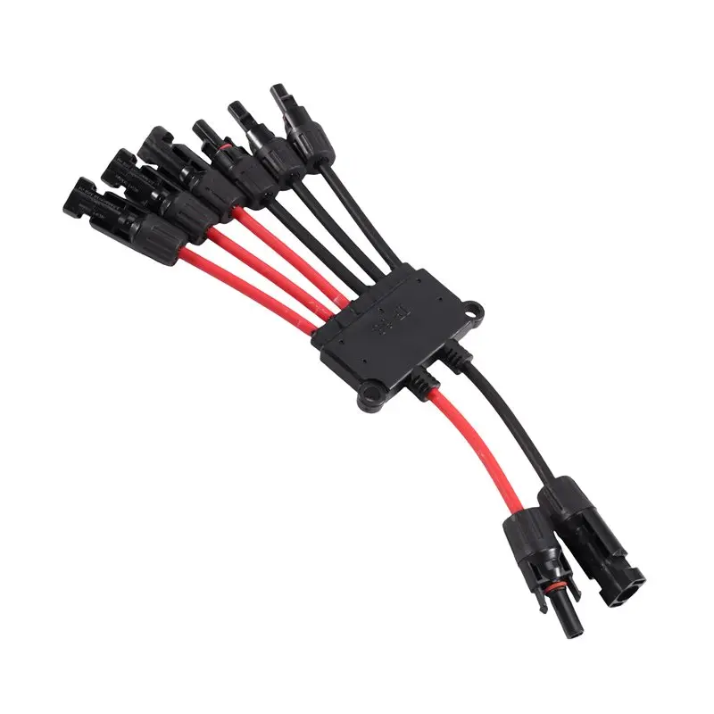 PORK-For Solar Connectors 2 To 6 Y Branch P, Tool-Free Design, 10Awg, For Solar Panel Splitter, For Boat And RV
