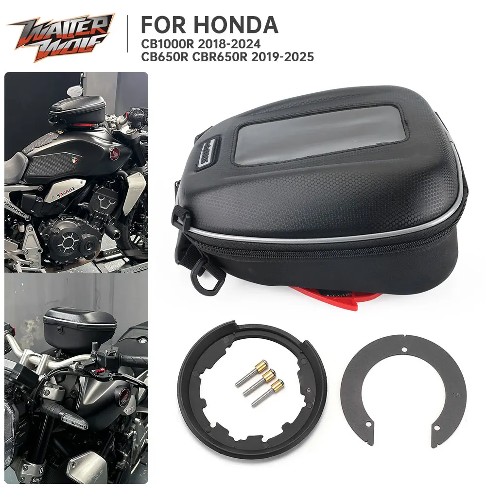 

Motorcycle Tanklock Quick Release Fuel Tank Bags For Honda CB650R CBR650R CB1000R CB/CBR 650R/1000R 2018-2025 Luggage Suitcase