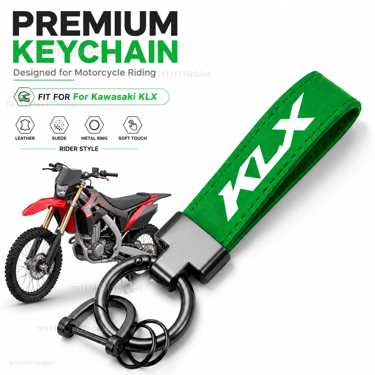 Llavero de cuero de alta calidad para motocicleta, llavero para Kawasaki KLX230 KLX 230 KLX300 KLX 300 140, accesorios para Moto