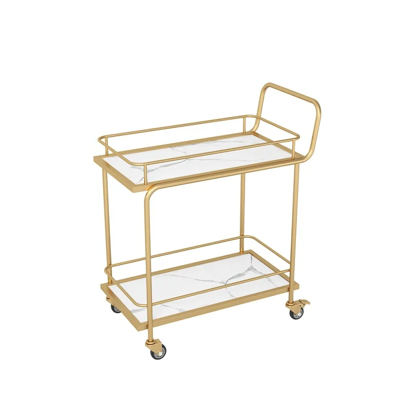 

Nordic light luxury hot pot restaurant, serving cart, commercial restaurant mobile