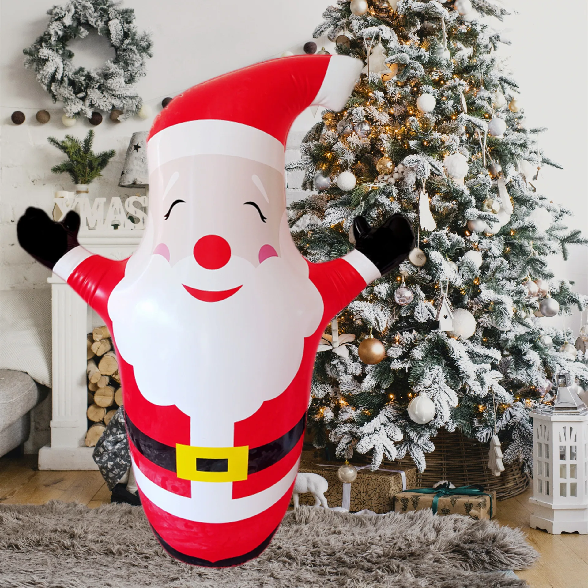 

Christmas Halloween Decoration Festival Pumpkin Snowman Roly-poly Toy Water Filled Balloon PVC Thick Material Party Decor