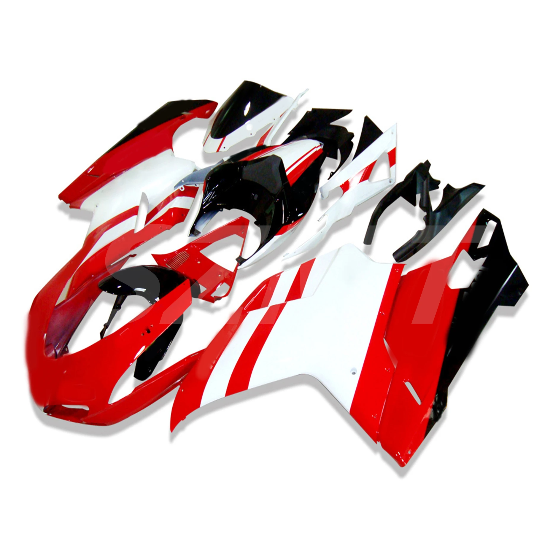 For DUCATI 848 1098 1198 1098s 1198s Motorcycle Scooter Plastic Bodywork Fairings Aftermarket Fairing Set Bodywork Panel Kit Fit