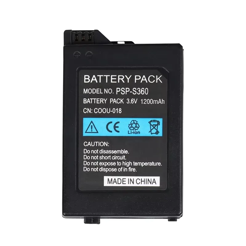 

PSP-S110 PSP2000 Battery 1200mAh Replacement Lithium Batteries for Sony PlayStation Portable Console PSP3000 Gamepad Battery