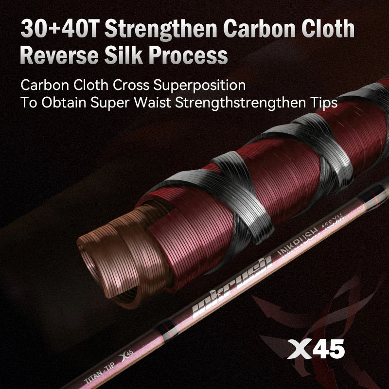 INKRUSH إطارات دراجة تسلق الجبال خفيفة الوزن 165MH H XH تاكو الأخطبوط قارب الصيد قضبان التيتانيوم تلميح الحبار الصيد الحبار قارب الصيد Webfoot