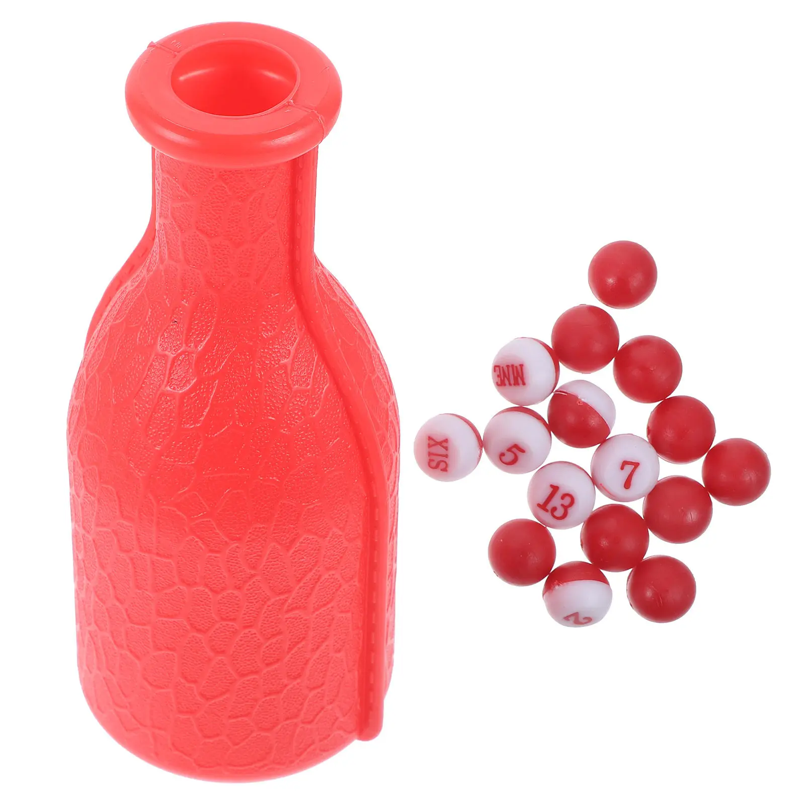 

1Set Snooker Plastic Billiard Bottle Pool Shaker Bottle Lightweight Compact Portable Billiard Set Gift Plastic Ball
