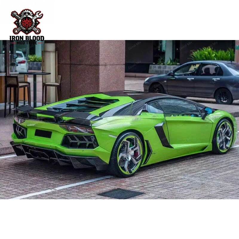Suitable for MSY Style Carbon Fiber Diffuser Rear Lip Lambo Aventador LP700-4 2011-2015