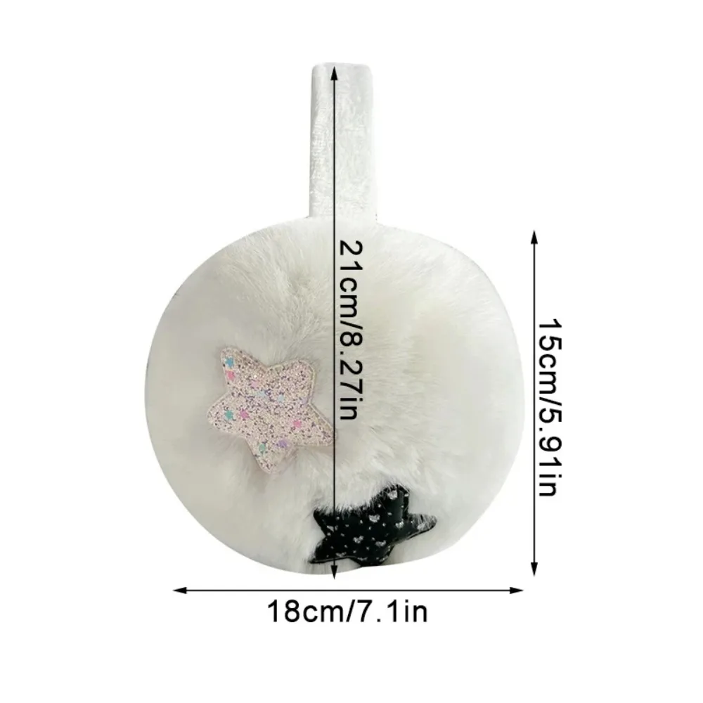 New Cute Star Warm Earmuff Ear Protection Cold Protection Ear Warmer Windproof Soft Plush Fluffy Ear Cover Ladies