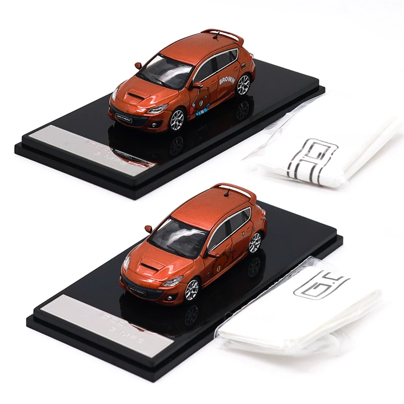 

Миниатюрная модель автомобиля GCD 1:64 MPS Hatchback Speed 3 из литого металла, подарки