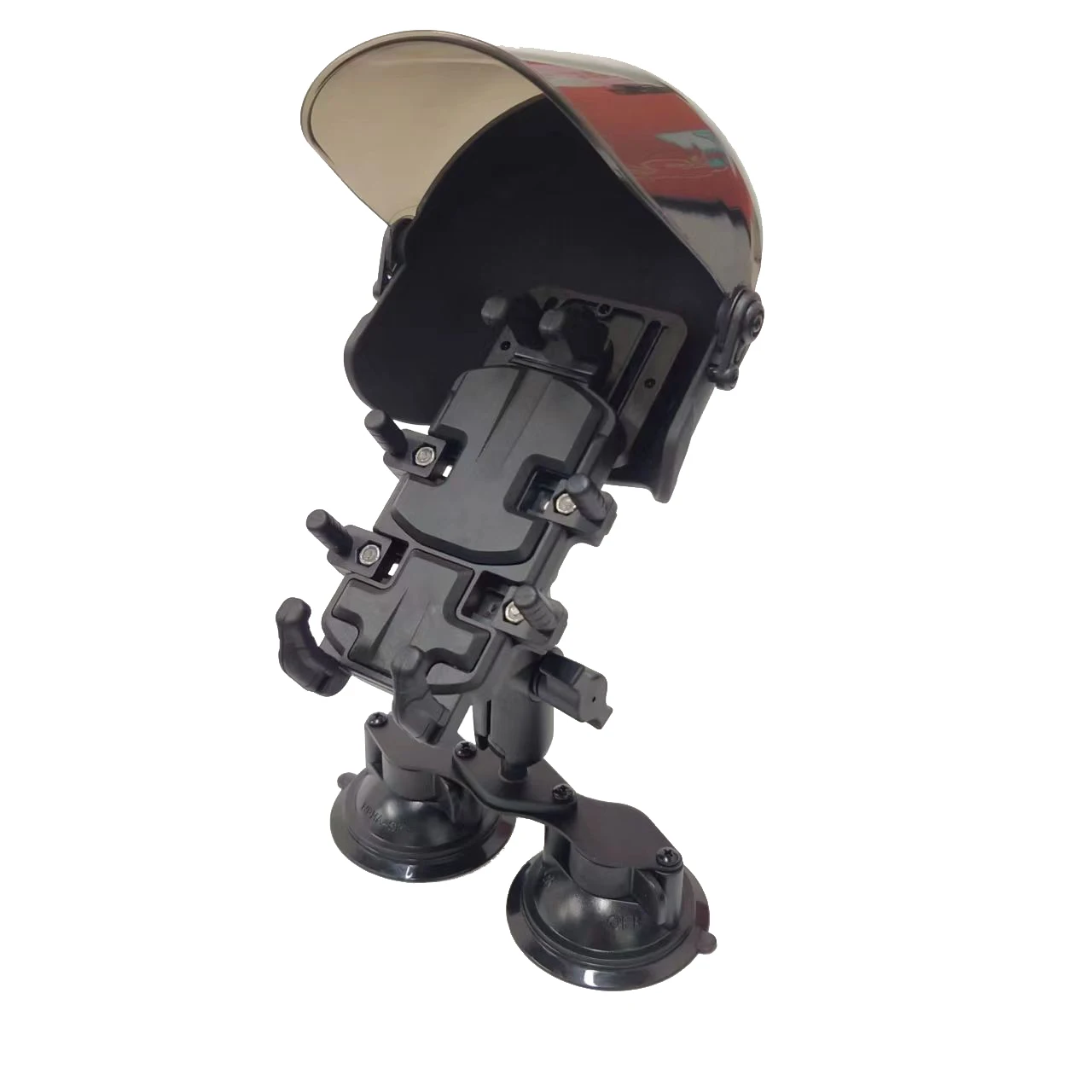 

Dual Suction Cup Silicone Customize Mobile Phone Stand Holder 360 Universal Adjustable Car Phone Holder Dashboard Mount for Vlog