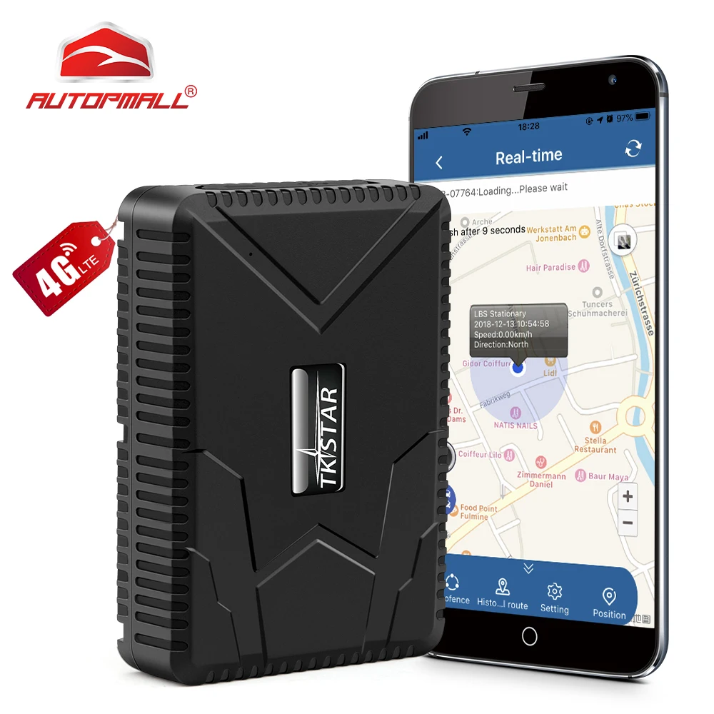 TKSTAR 4G TK915 Wireless Car Tracking Device 4G 7800mah Long Battery Life Magnetic Vehicle Tracker Portable Asset Location