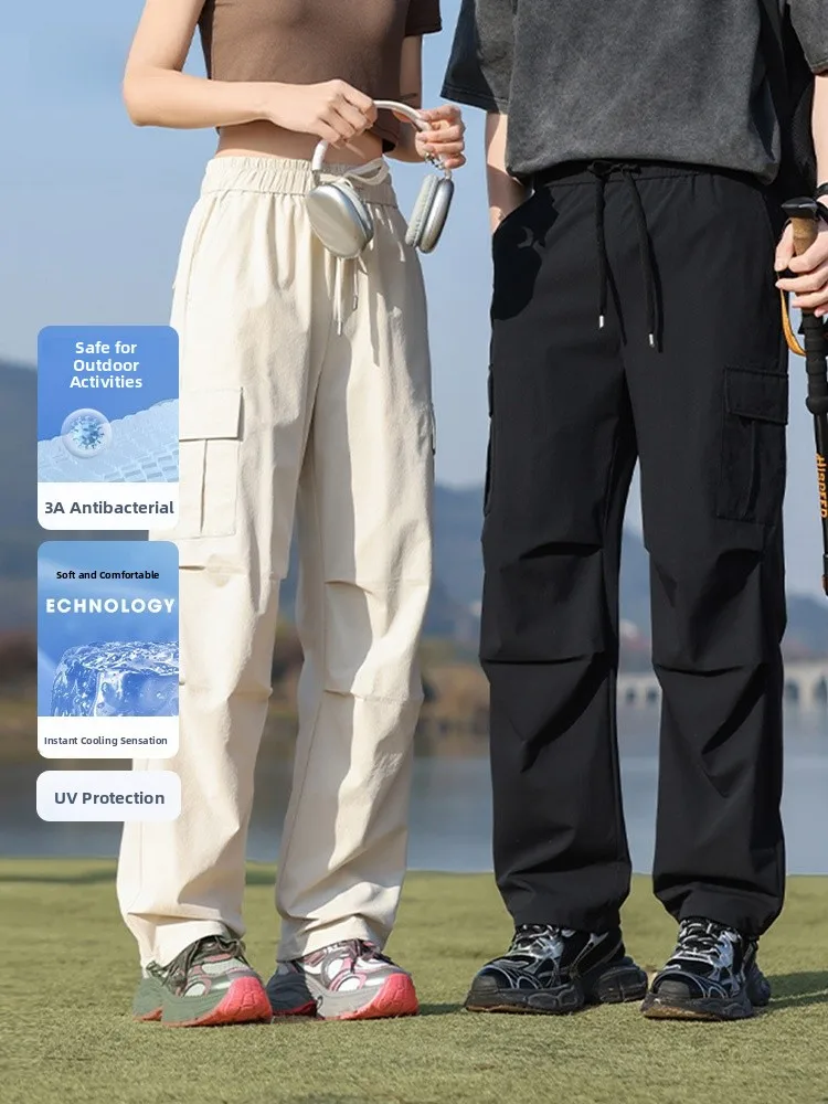 

Мужские и женские брюки-парашютисты Snow Flng 26th Autumn, цвет хаки, рабочая одежда, спортивная одежда для активного отдыха, американские белые походные брюки для пар, для горного туризма