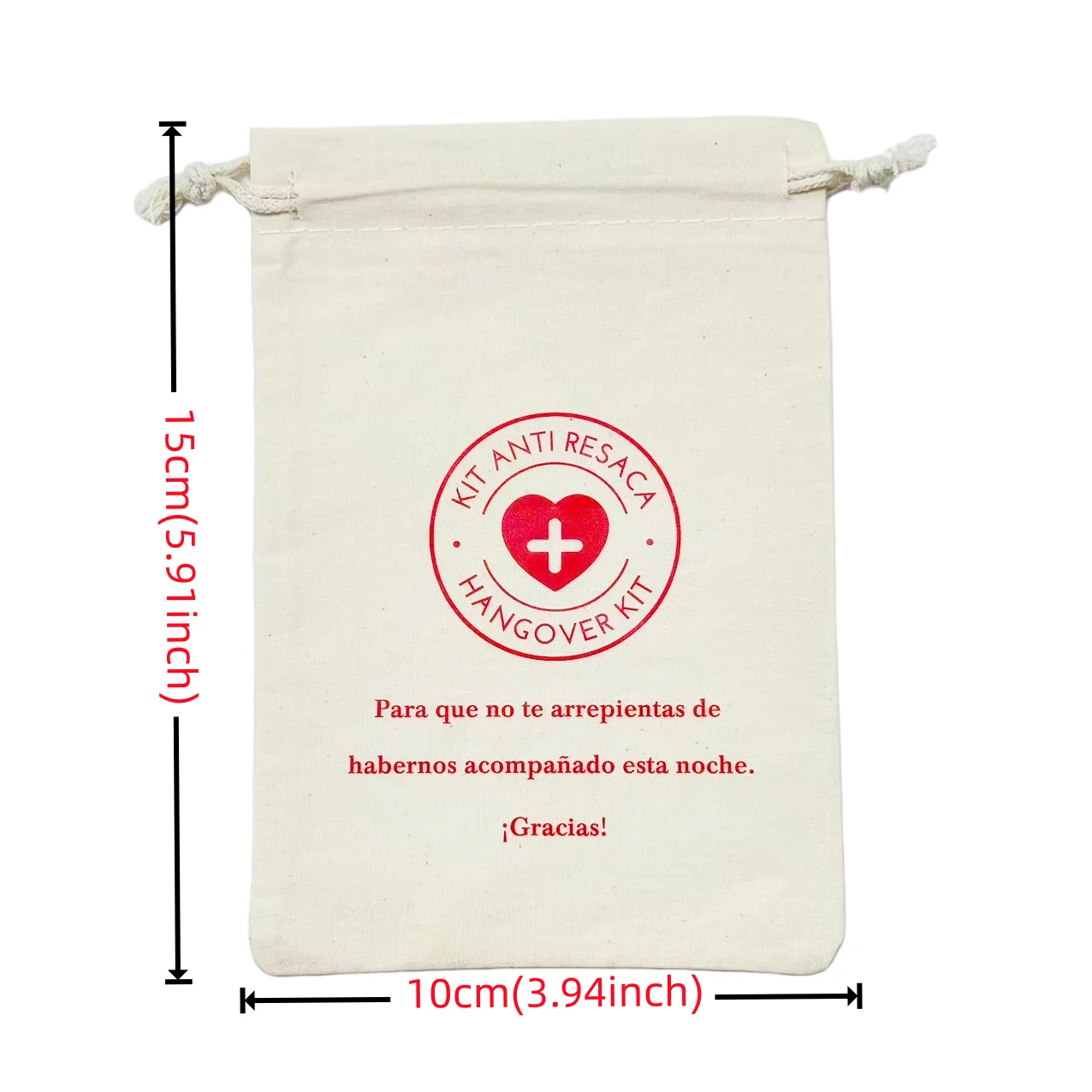 10 قطعة المخلفات الإسبانية الإسعافات الأولية مكافحة ريساكا مكافحة كرودا حفلة الرباط حقيبة حزم Hangover عدة الانتعاش عدة دش الزفاف #6