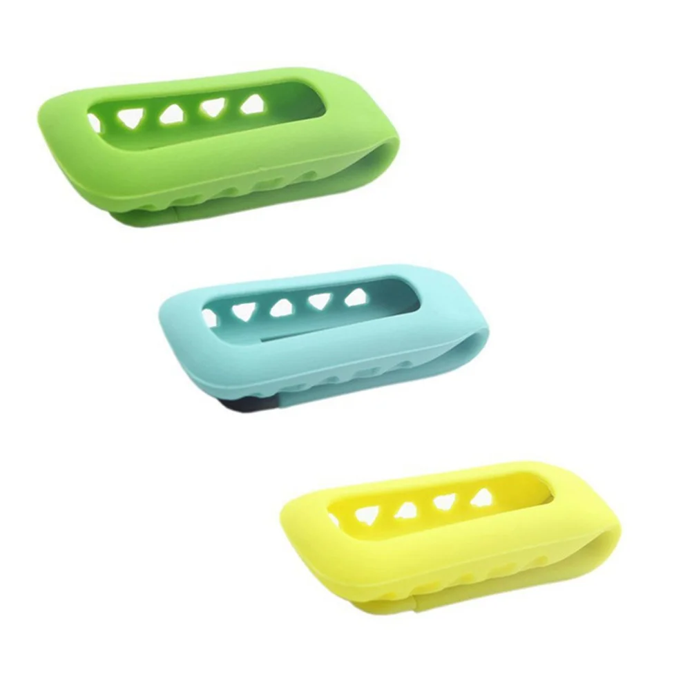 

7Pcs Replacement Pedometer Silicone Holder Colorful Design No Tracker Included Fits Pocket Belt Bra Comfortably