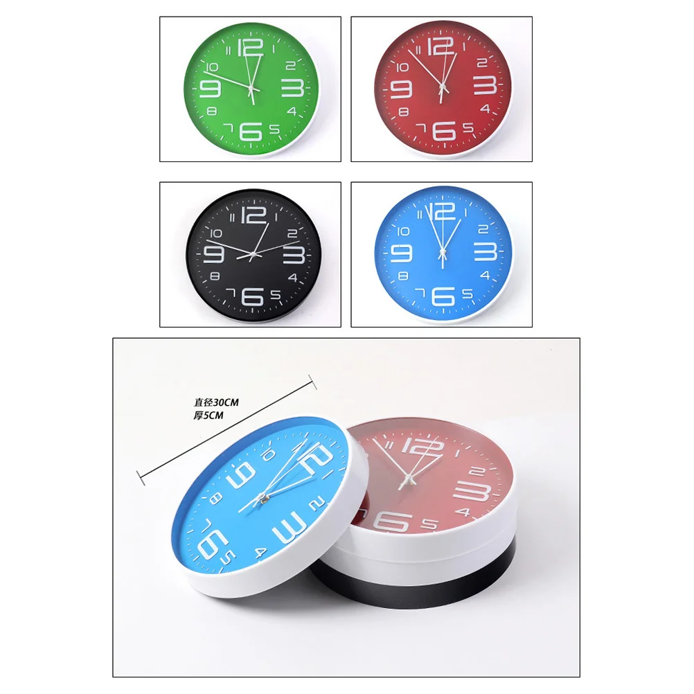 

1Pcs Wall Clock Digital Acrylic DIY Modern Hanging Clock for Office Living Room Easy Install Quiet Sweep Decoration