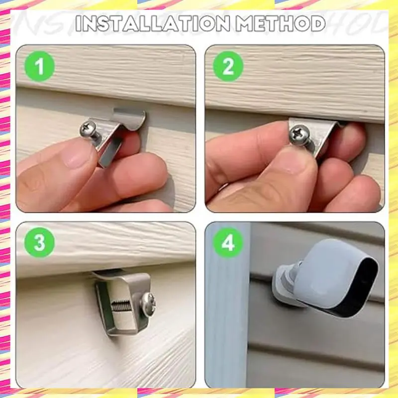 

ABJJ 10Pcs Hooks For Siding,Siding Hooks For Hanging Outdoor,No-Hole Needed Vinyl Siding Clips For Hanging Decorations