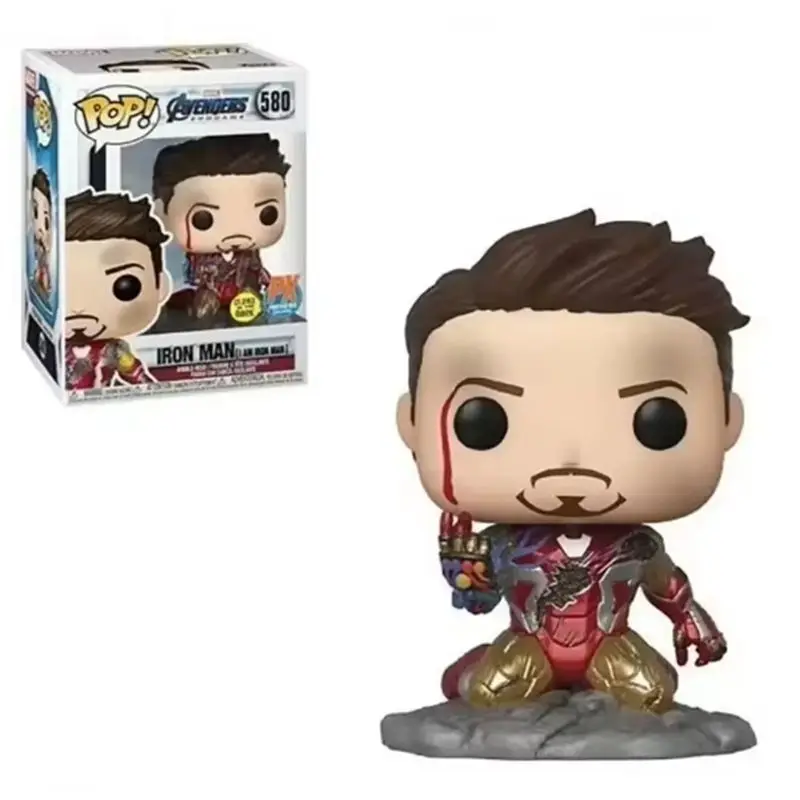 Funko pop Мстители Железный человек 580 #    ИГРУШКА ACTION FIGURES Виниловая кукла I AM IRON MAN Special Edition Модель Коллекционные игрушки