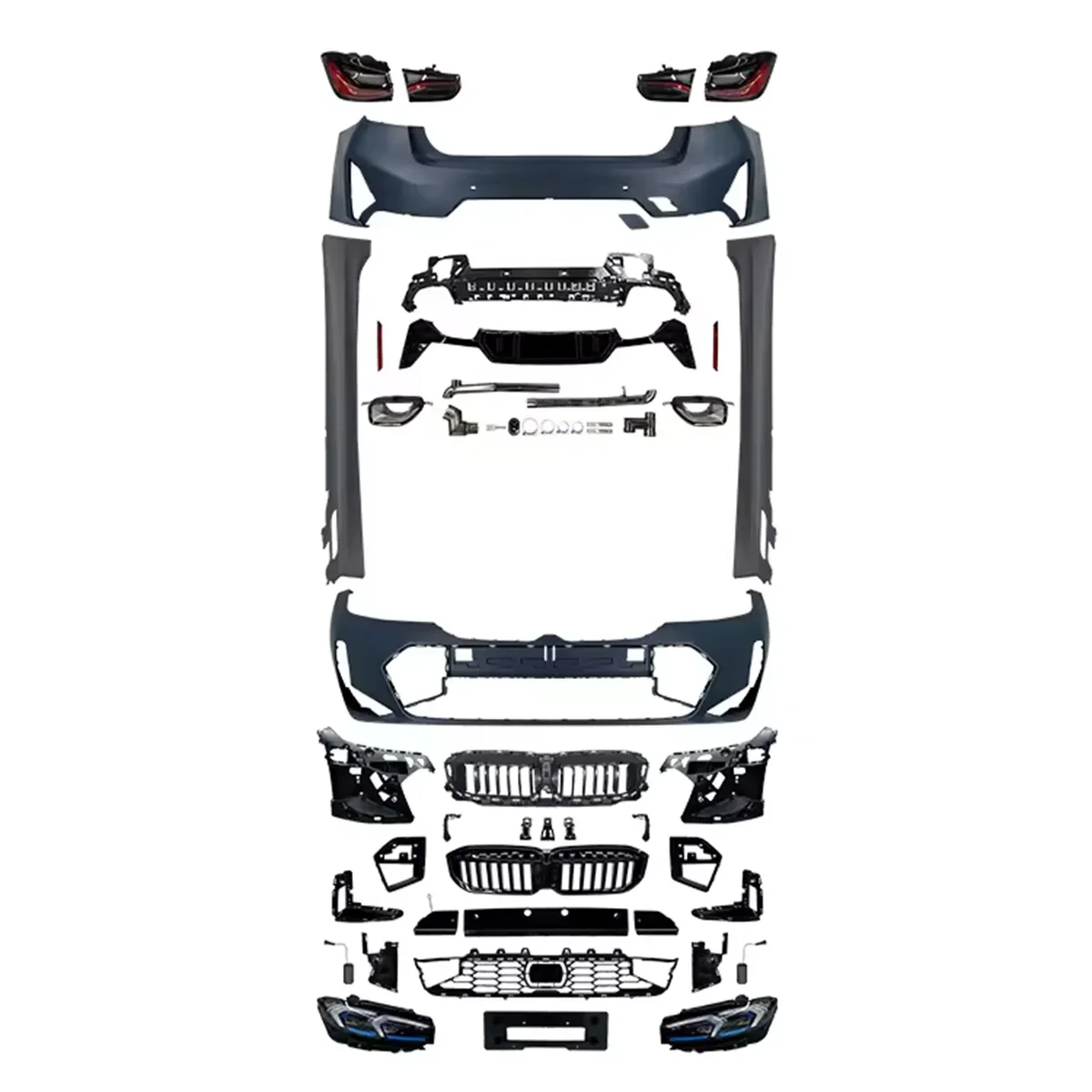 

Body Kit For BMW 3 Series G20 Upgrade To 2023 G20 M-Tech Front And Rear Bumpers For Auto Lights