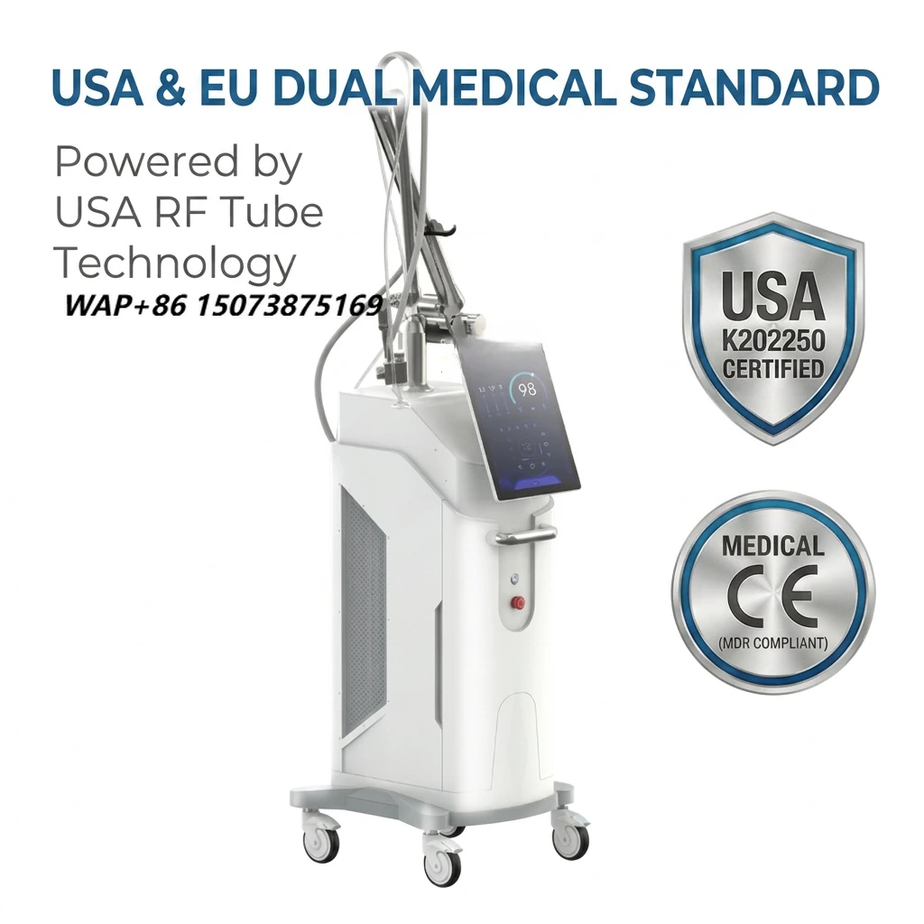 Medical CE 10600nm Fractional CO2  Device Professional  Resurfacing Wrinkle Removal and Vaginal Rejuvenation Equipment