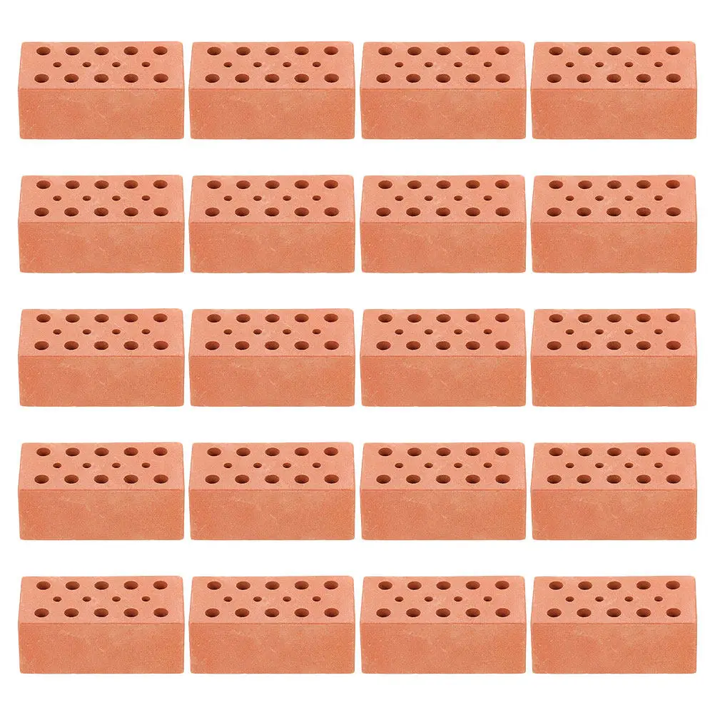 30-個ミニレンガリアルな偽レンガ-diy-建築造園用小さなレンガ壁クラフト用品ミニチュア建築用