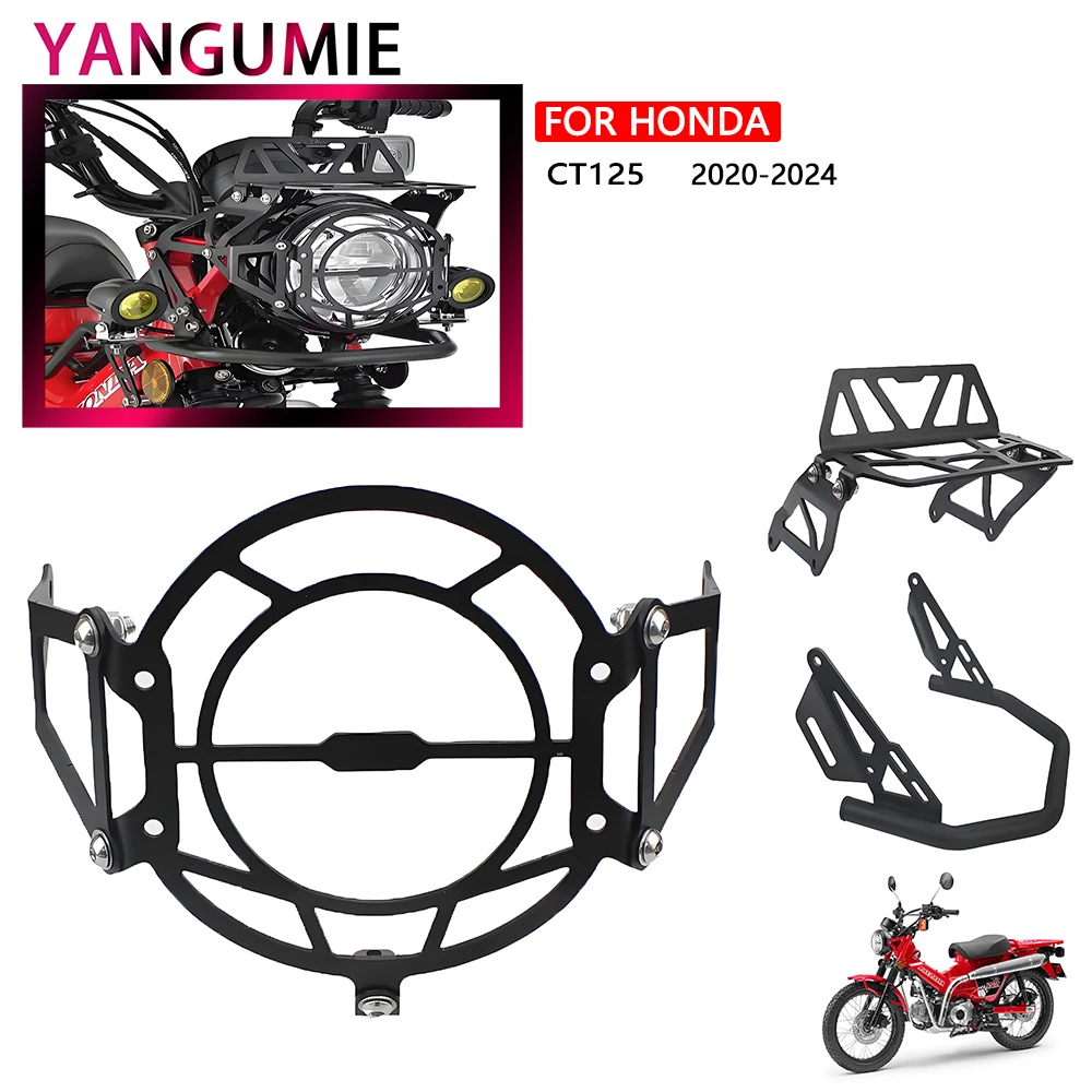 

Motorcycle modified front shelf lampshade accessories are suitableFor Honda cub CT125 front shelf JA65JA55 2020-2024 2023 2022