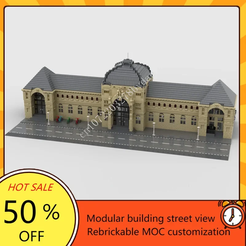 12763PCS Train Station 