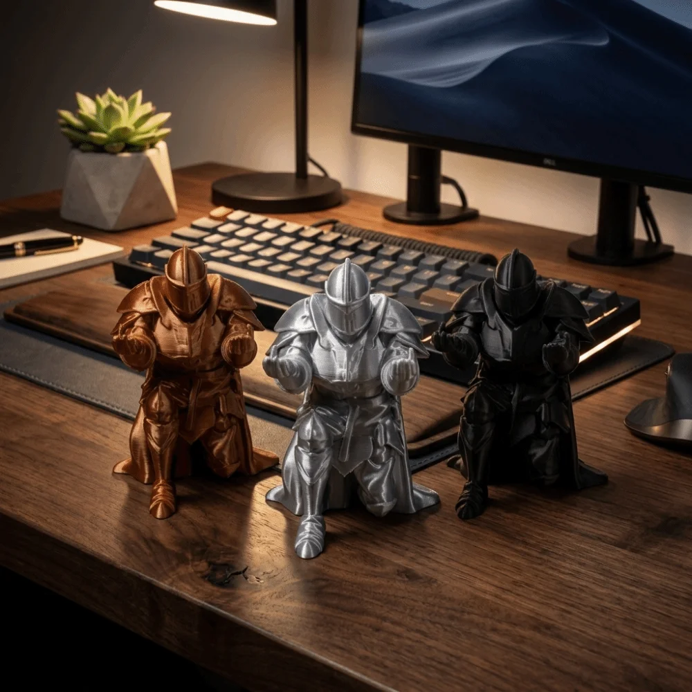 Exquisite Funny Knight Decoration Creative Decorations Pen Holder Multi-functional Desktop Accessory Birthday Gift