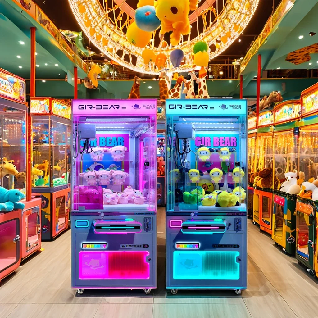 Hot Selling Mini Claw Crane Machine Coin Throwing Arcade Claw Machine with Boutique Doll for Fun and Entertainment