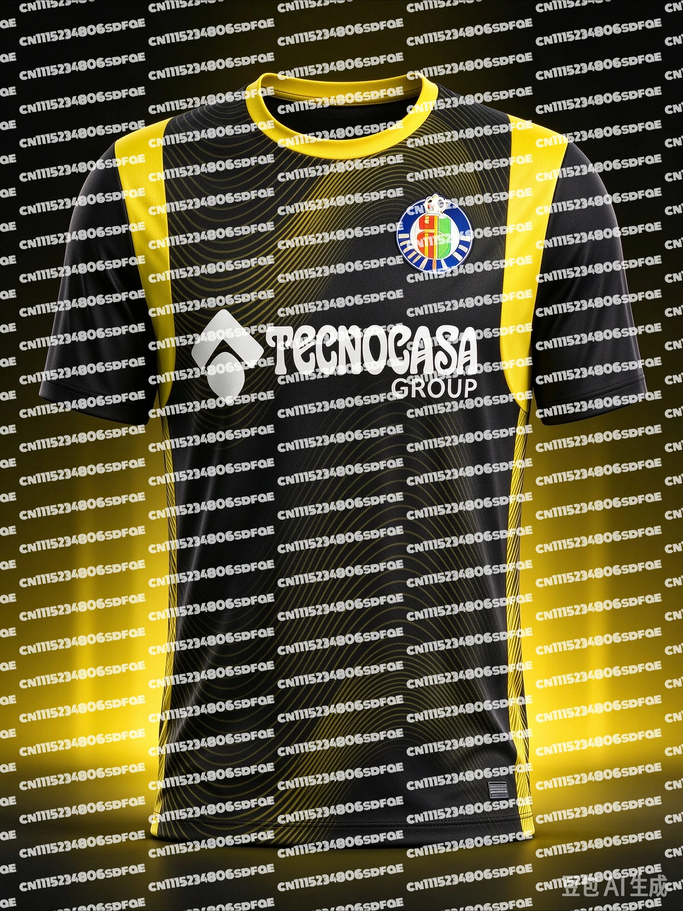 26‑27 Getafe CF Football Jersey Shirt, Men Summer New 3D Print Sports Tshirt, Match Version Breathable Quick Drying Sweatshirt