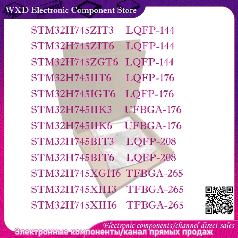 

STM32H745ZIT6 745IIT6 745XIH6 IIK6 ZGT6 IGT6 XGH6 BIT6 IIK3 water proof plastic shell