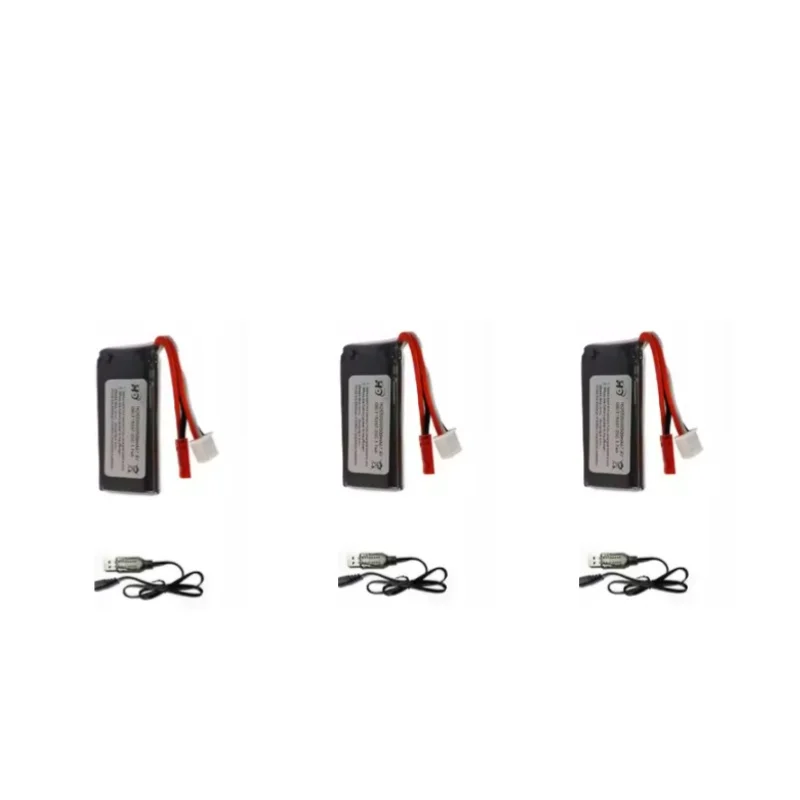 

C8823 Оригинальные запасные части для радиоуправляемого автомобиля 7,4 В 500 мАч, литиевая батарея, USB-кабель для зарядки для C8823 6WD, автомобильные аксессуары с дистанционным управлением