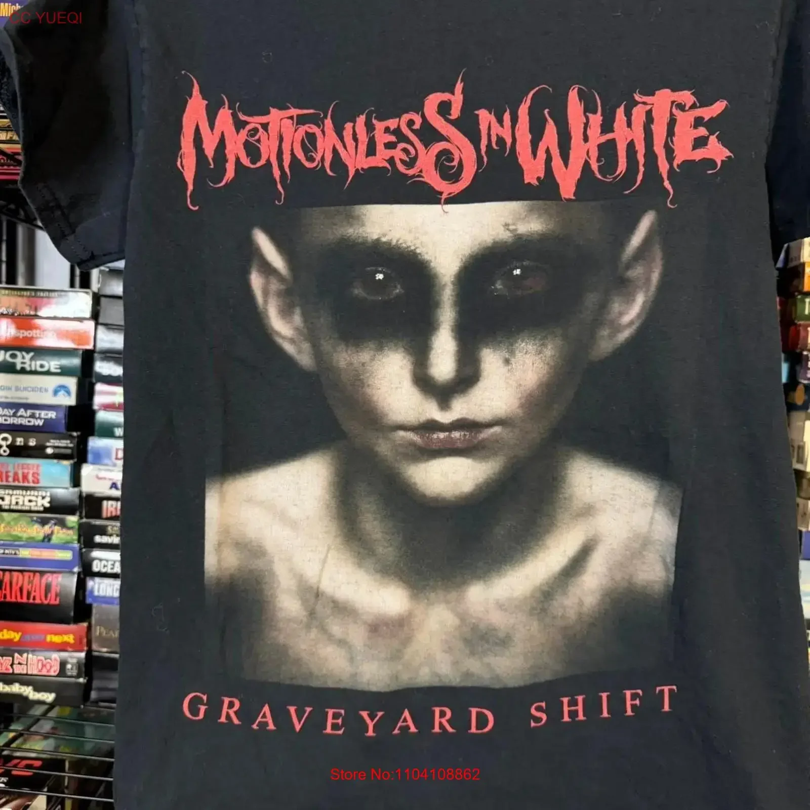 Motionless In White Graveyard Shift S 4XL T Shirt Dark Visual VA440 vintage Washed Top For Everyday Wear designer clothes