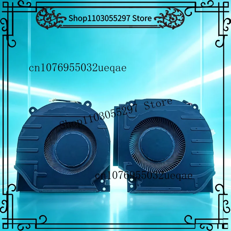 Cooler Cooling Replacement Fan for HP Victus 16‑R 16‑DW WD 16‑DX TPN‑C169 TPN‑C170 5V