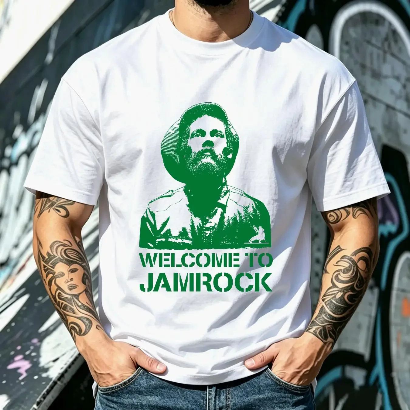 washed T Shirt Damian Marley Reggae jamaica Music Dub Protoje Alborosie Sizzla long or short sleeves vintage Washed Soft