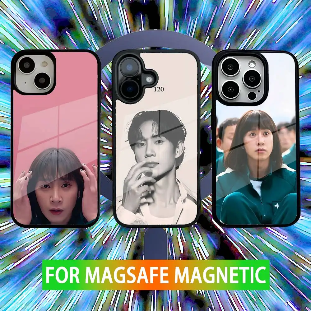 

Actor Park S-Sung H-Hoon Phone Case For iPhone 16,15,14,13,12,11,Pro,Max,Plus,Mini,SE New Magsafe Magnetic Wireless Charging